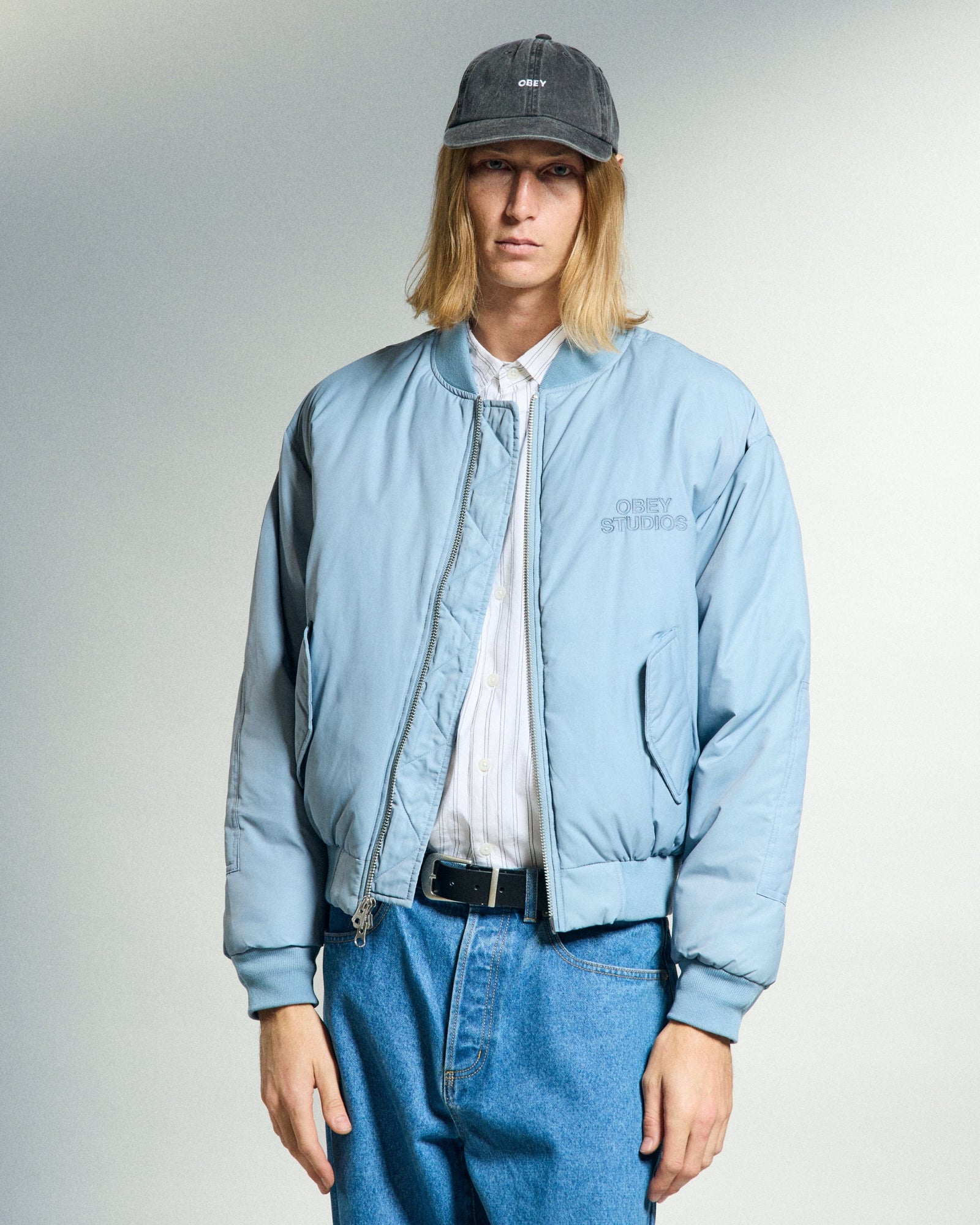 obey giacche Obey Studios Ma 1 Bomber