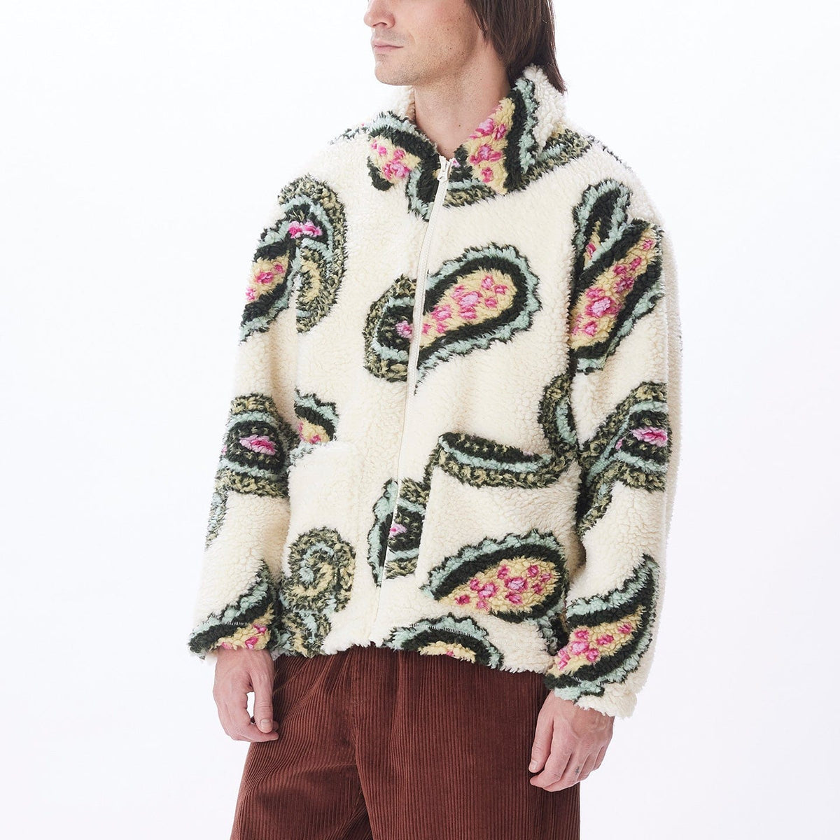 obey giacche PAISLEY SHERPA JACKET