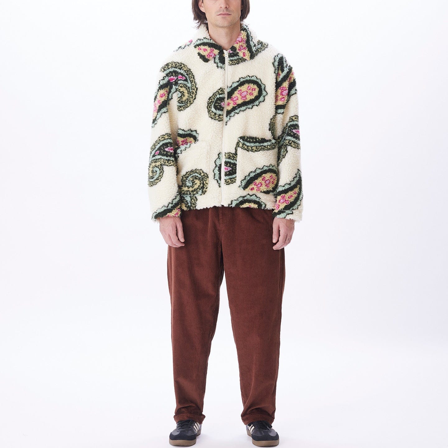 obey giacche PAISLEY SHERPA JACKET