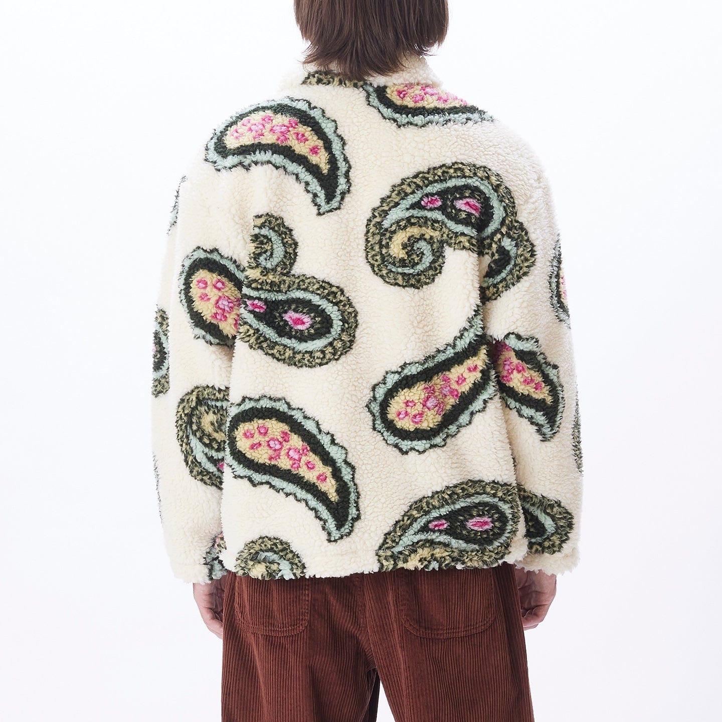 obey giacche PAISLEY SHERPA JACKET