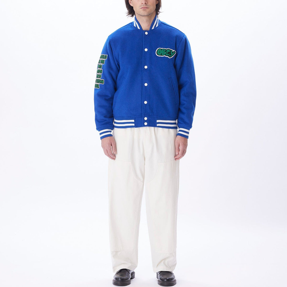 obey giacche ROLL CALL VARSITY JACKET