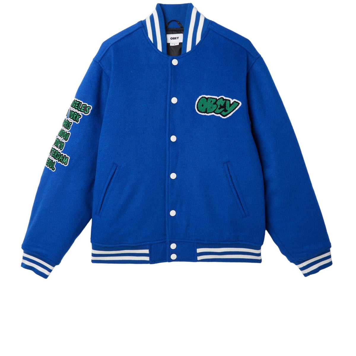 obey giacche ROLL CALL VARSITY JACKET