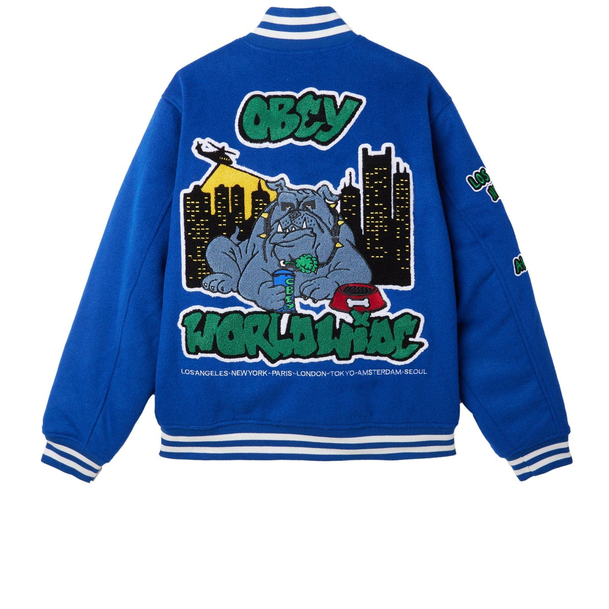 obey giacche ROLL CALL VARSITY JACKET
