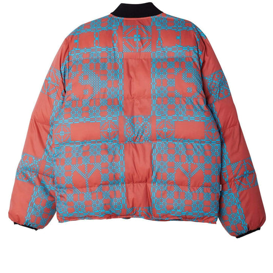 obey SIGNS PUFFER JACKET - HOT SAUCE MULTI foto 5