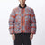 giacche obey SIGNS PUFFER JACKET - HOT SAUCE MULTI