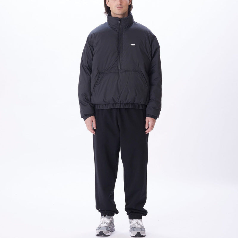 obey giacche STUDIO MOCK NECK ANORAK