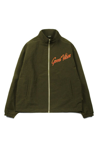 giacche tee library WHAT LIFE IS GOOD VIBES CRINKLY TRACK JACKET