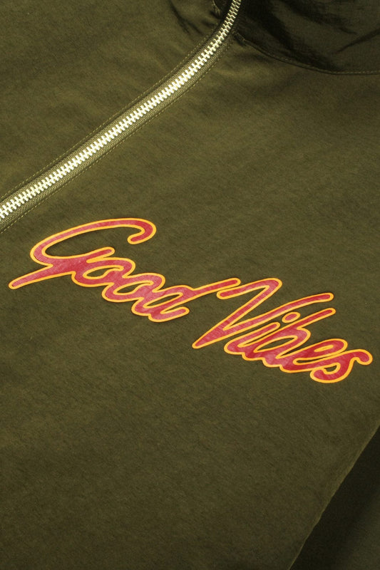 tee library What Life Is Good Vibes Crinkly Track Jacket foto 6