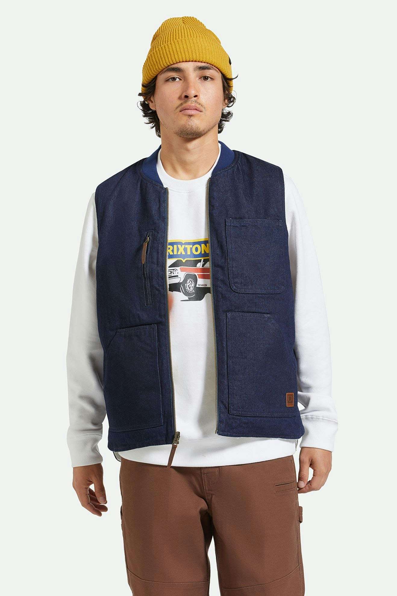 brixton gilet Builders Abraham Rev Vest