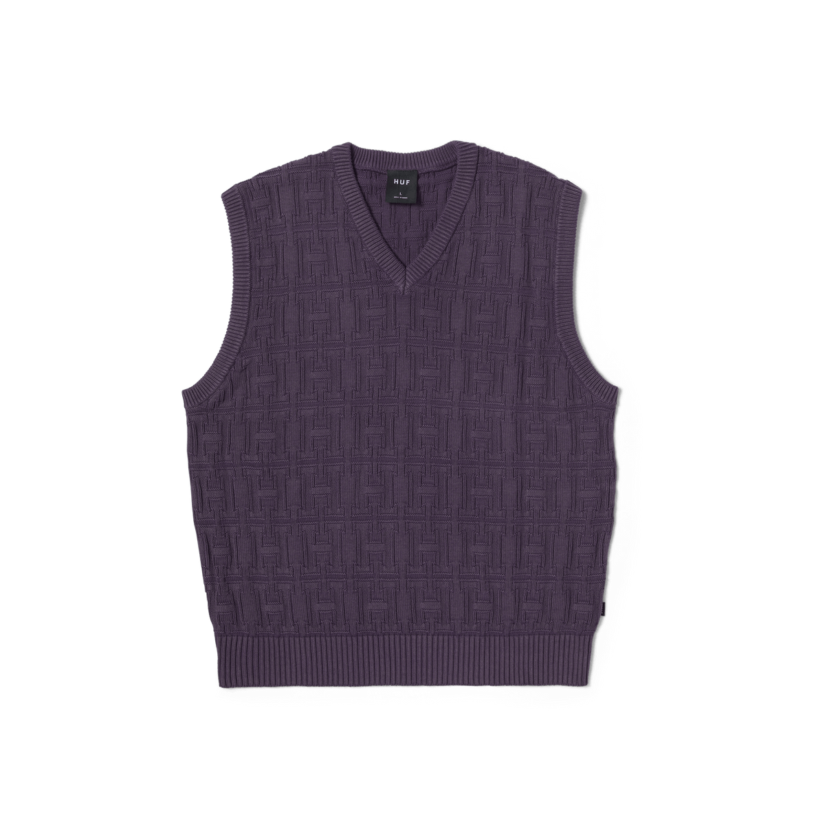 huf gilet Interlaced Jacquard Overdyed Vest