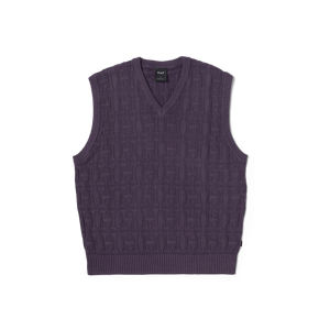 Interlaced Jacquard Overdyed Vest