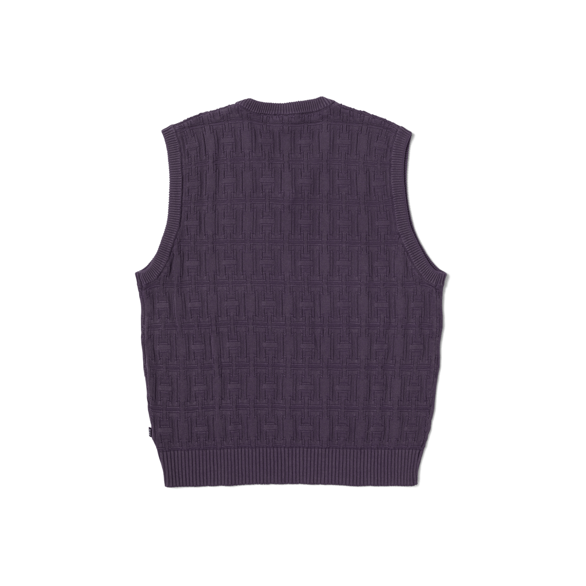 huf gilet Interlaced Jacquard Overdyed Vest