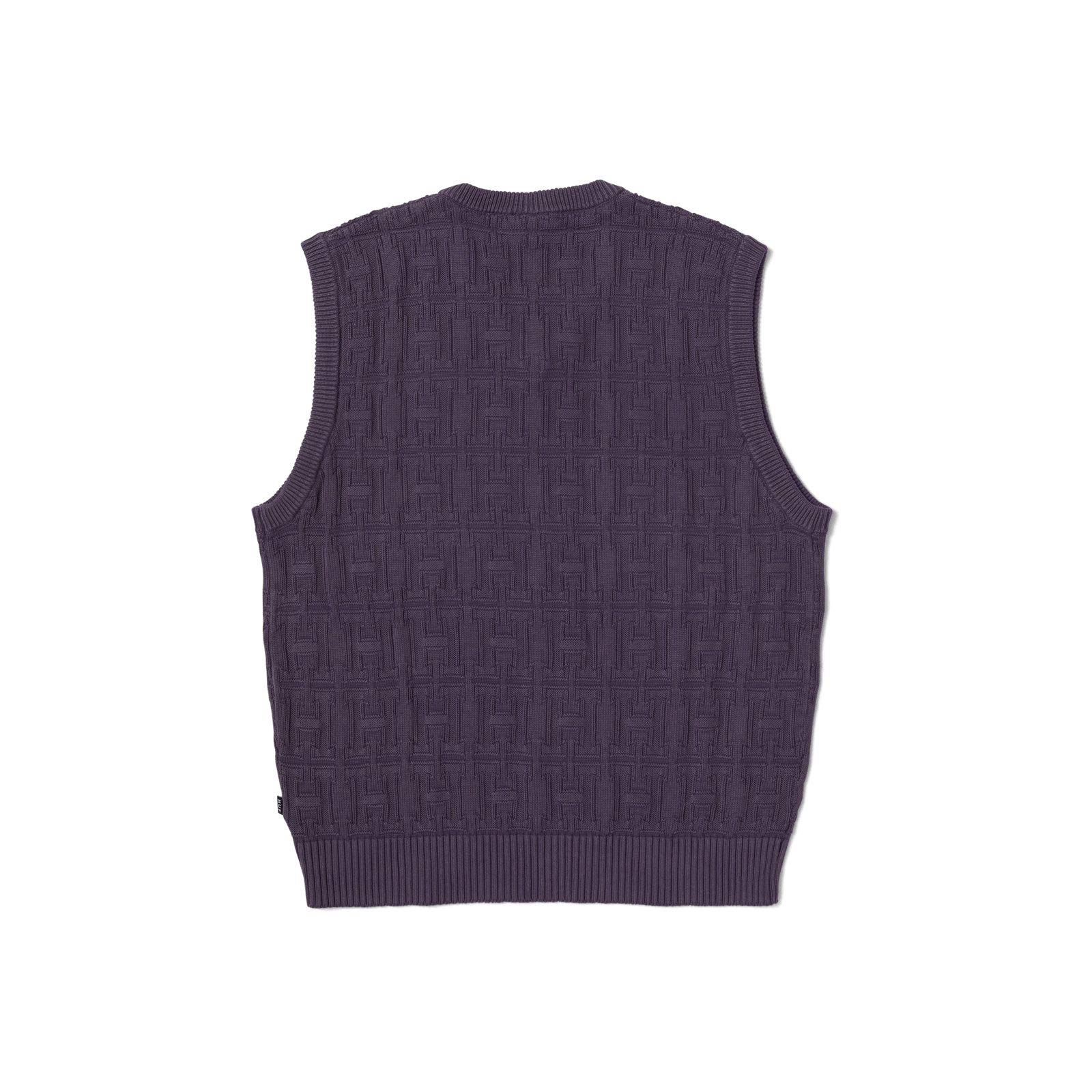 huf gilet Interlaced Jacquard Overdyed Vest