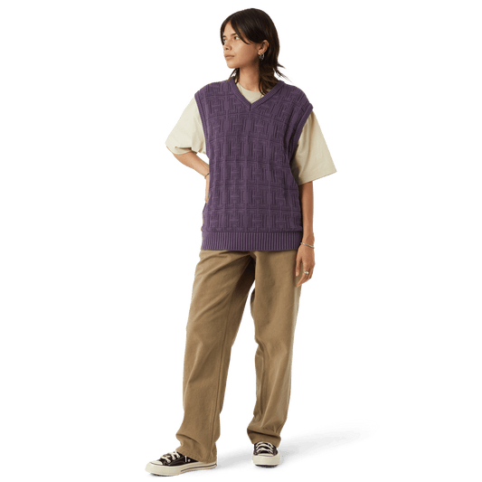 huf Interlaced Jacquard Overdyed Vest foto 3