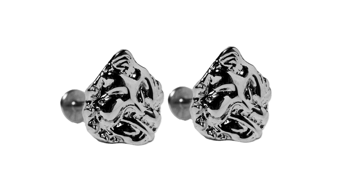 Orecchini bassotto in argento sterling con zirconia cubica trasparente Orecchini bassotto in argento sterling con zirconia cubica trasparente
