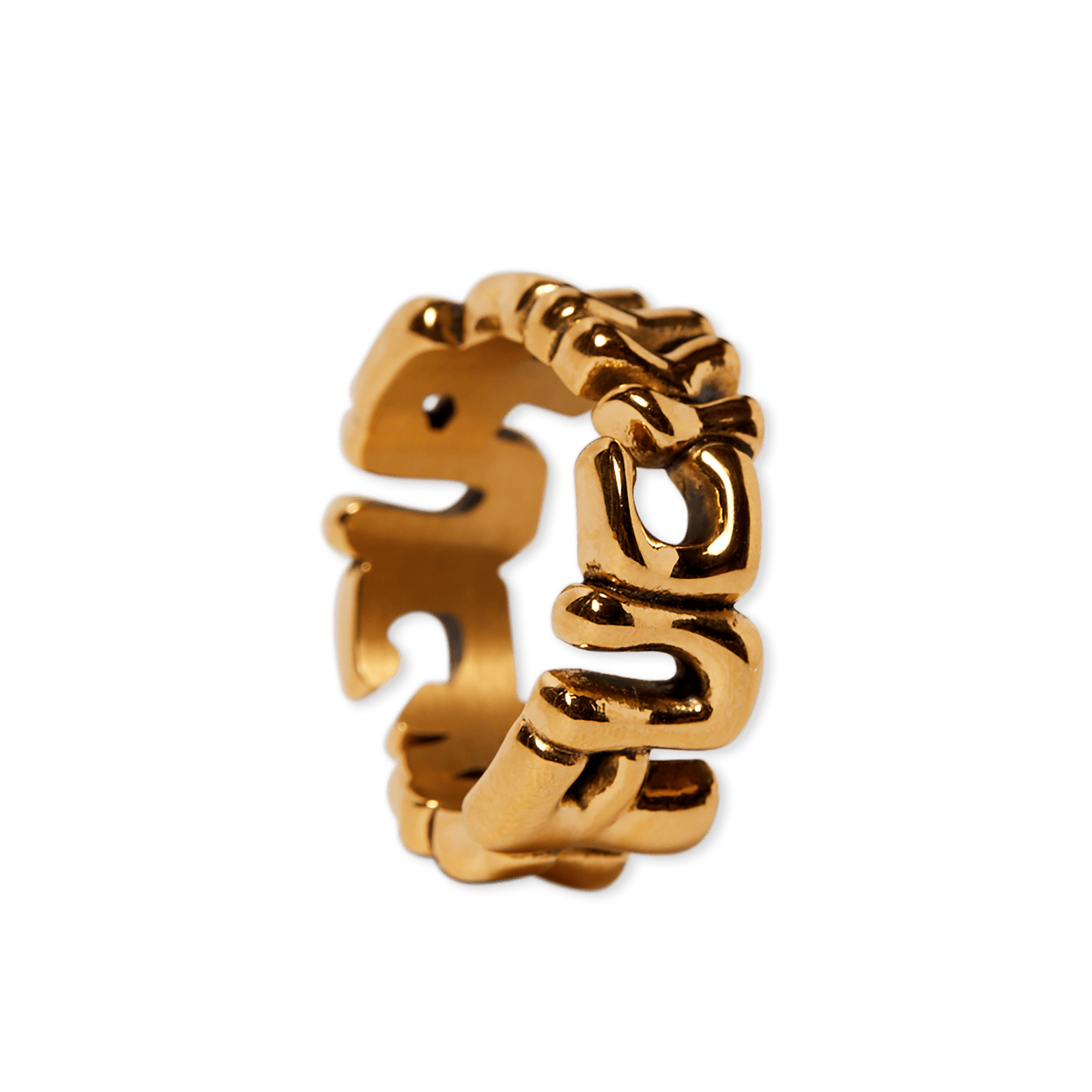 huf gioielli Fuck It Warped Ring