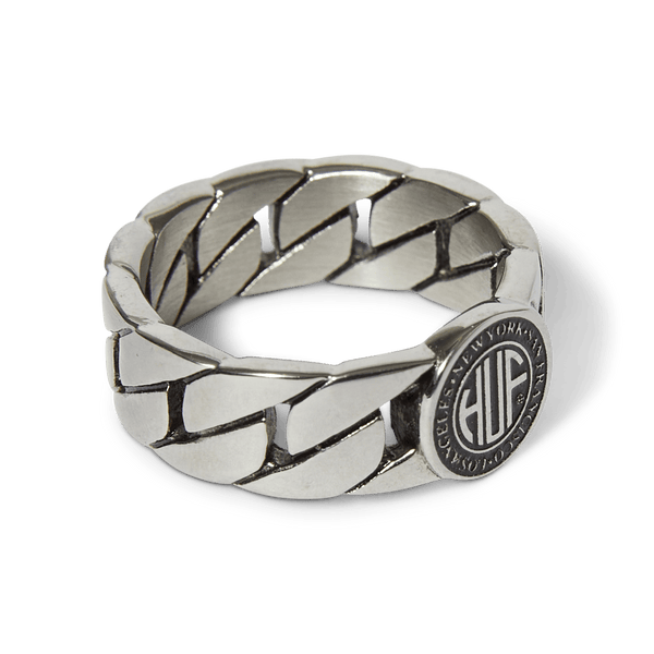 HUF REGIONAL CUBAN LINK RINGリング　シルバー　8 Huf Regional Cuban Link Ring Silver – blakshop