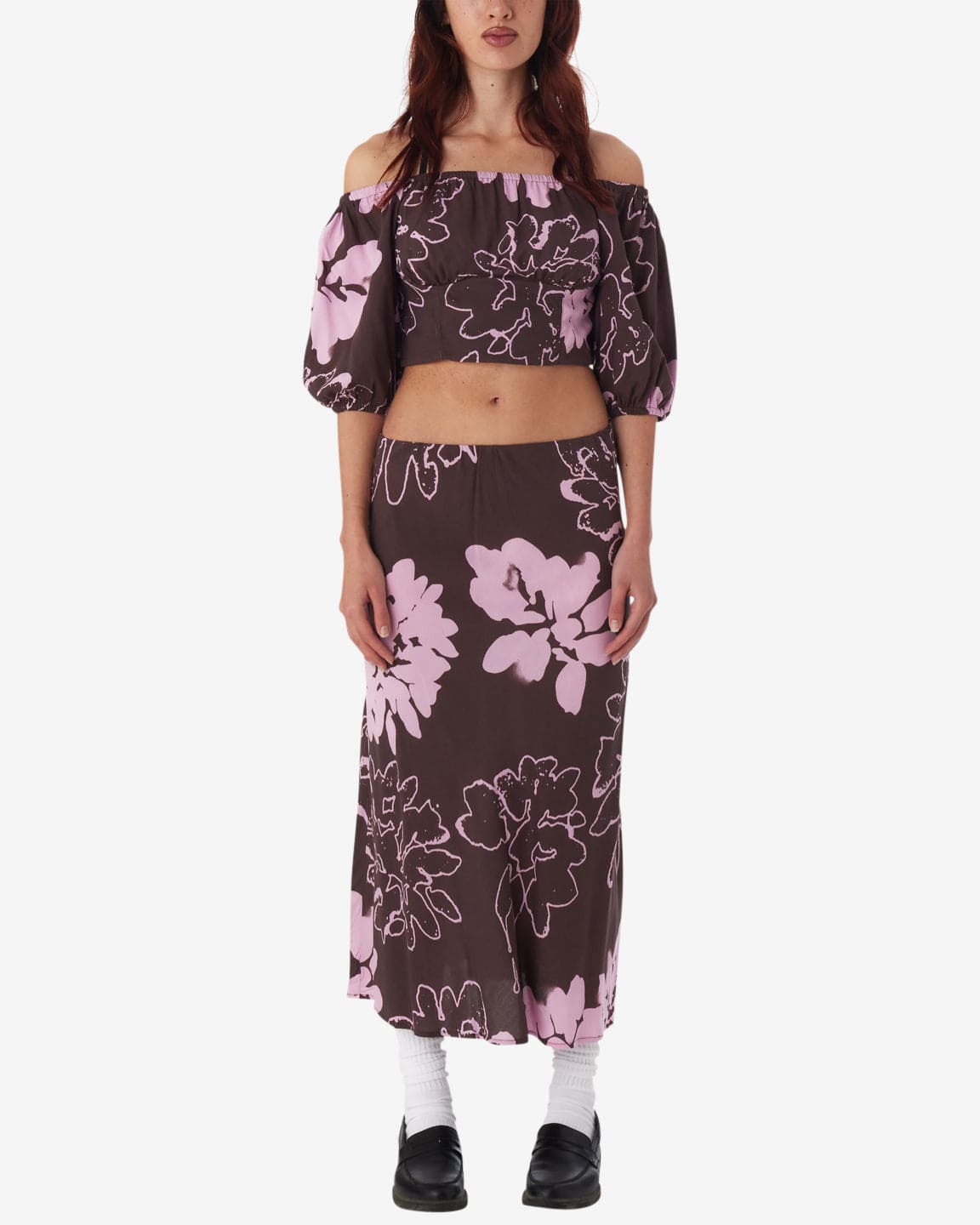 obey gonne Zinnia Midi Skirt