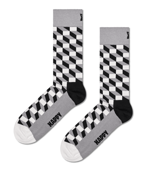 happy socks 4 Pack Classic Black White Socks Gift Set foto 3