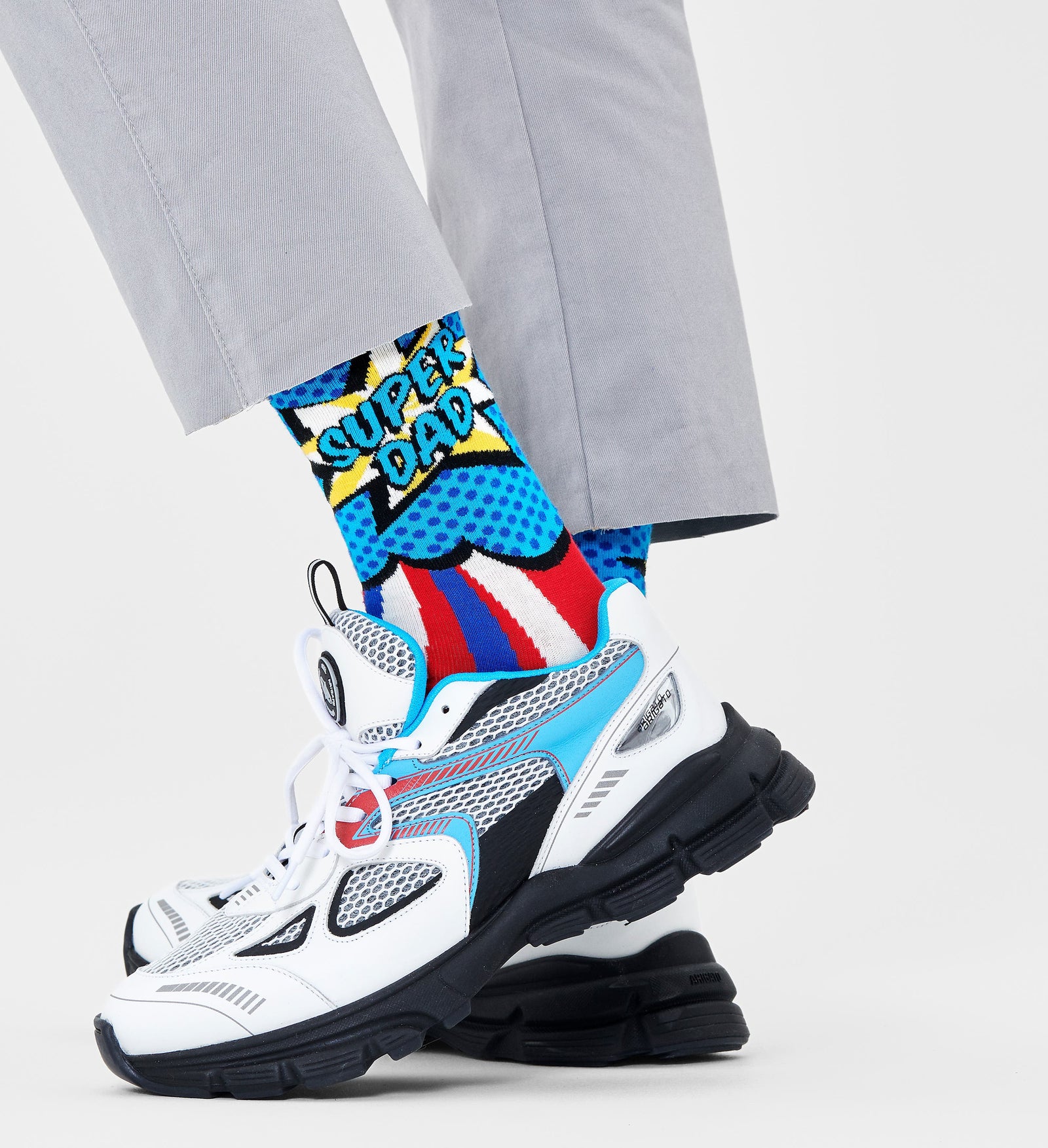 happy socks Super Dad Sock