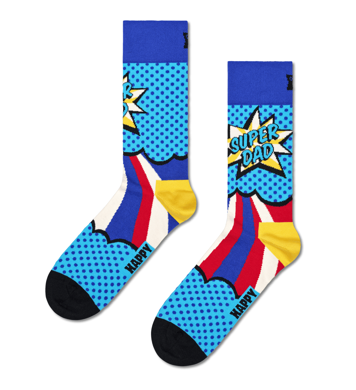 happy socks Super Dad Sock