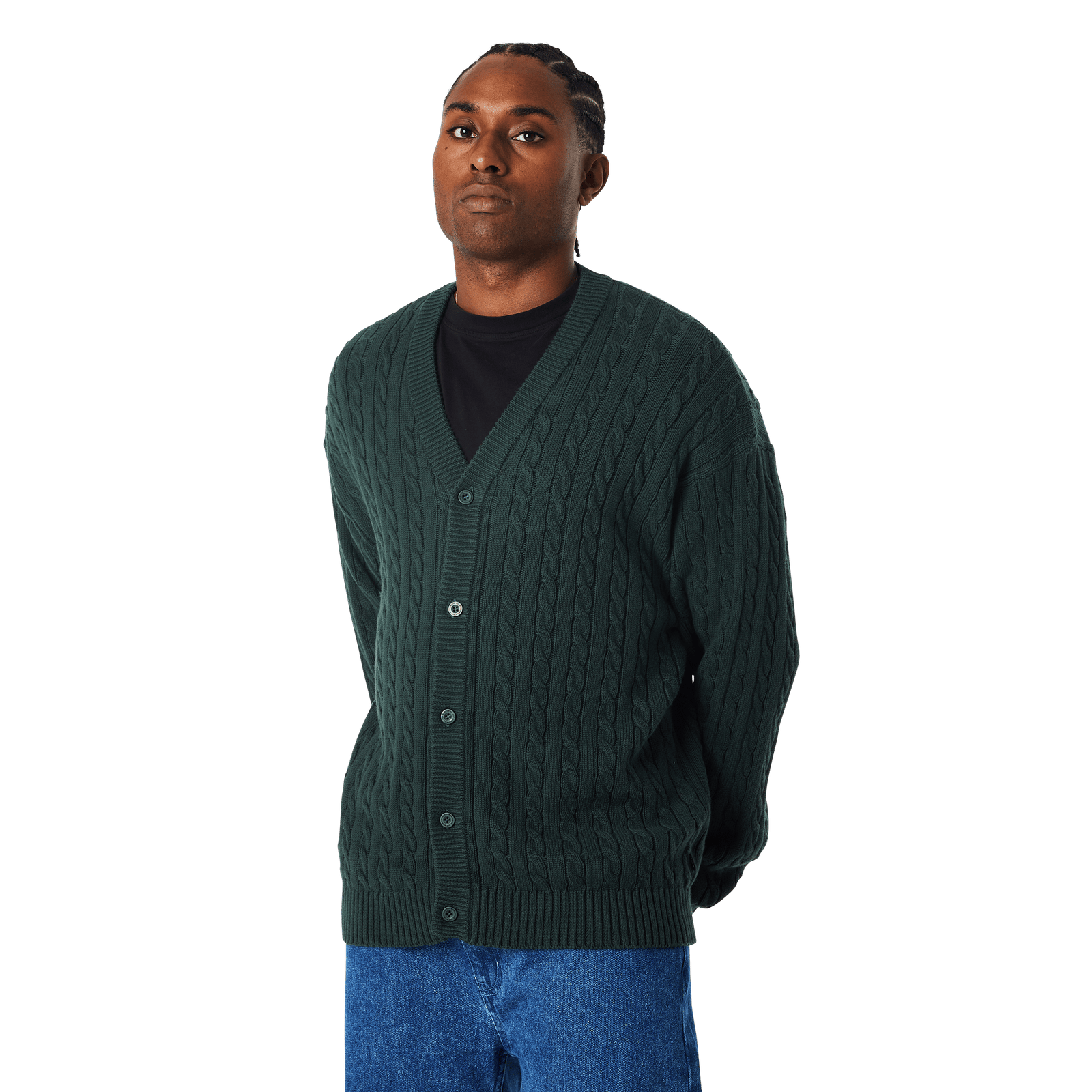 huf Tt Jacquard Cardigan