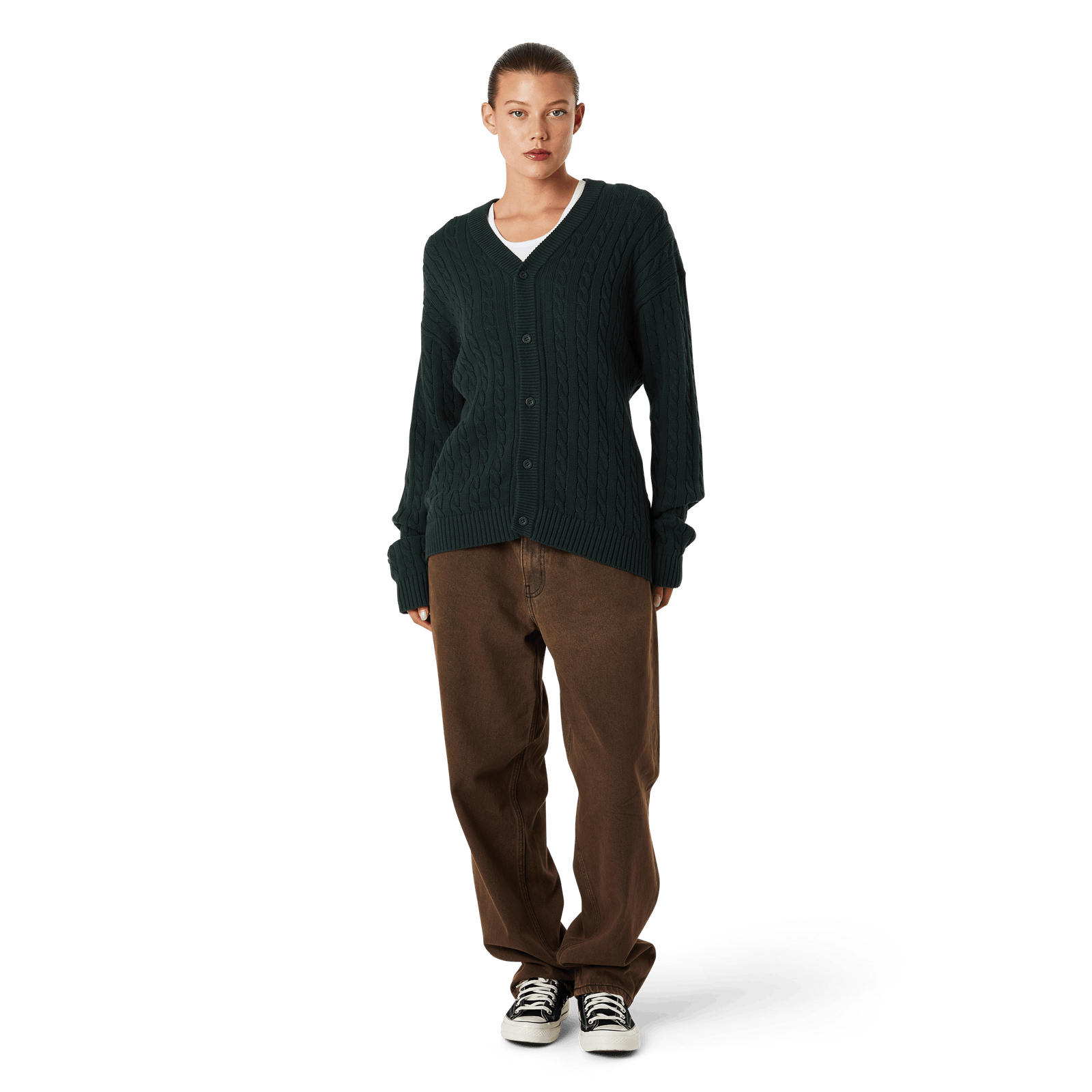 huf Tt Jacquard Cardigan