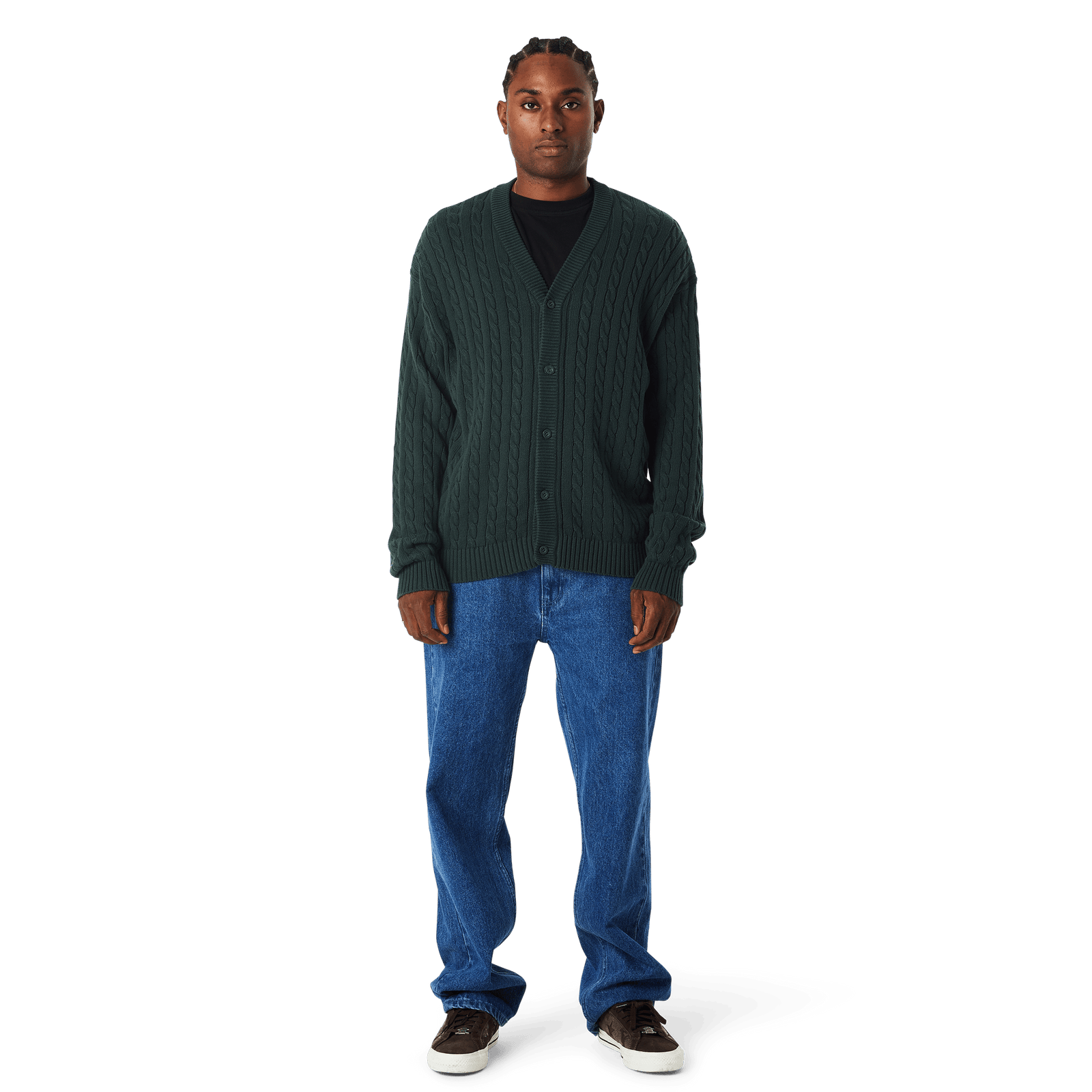 huf Tt Jacquard Cardigan