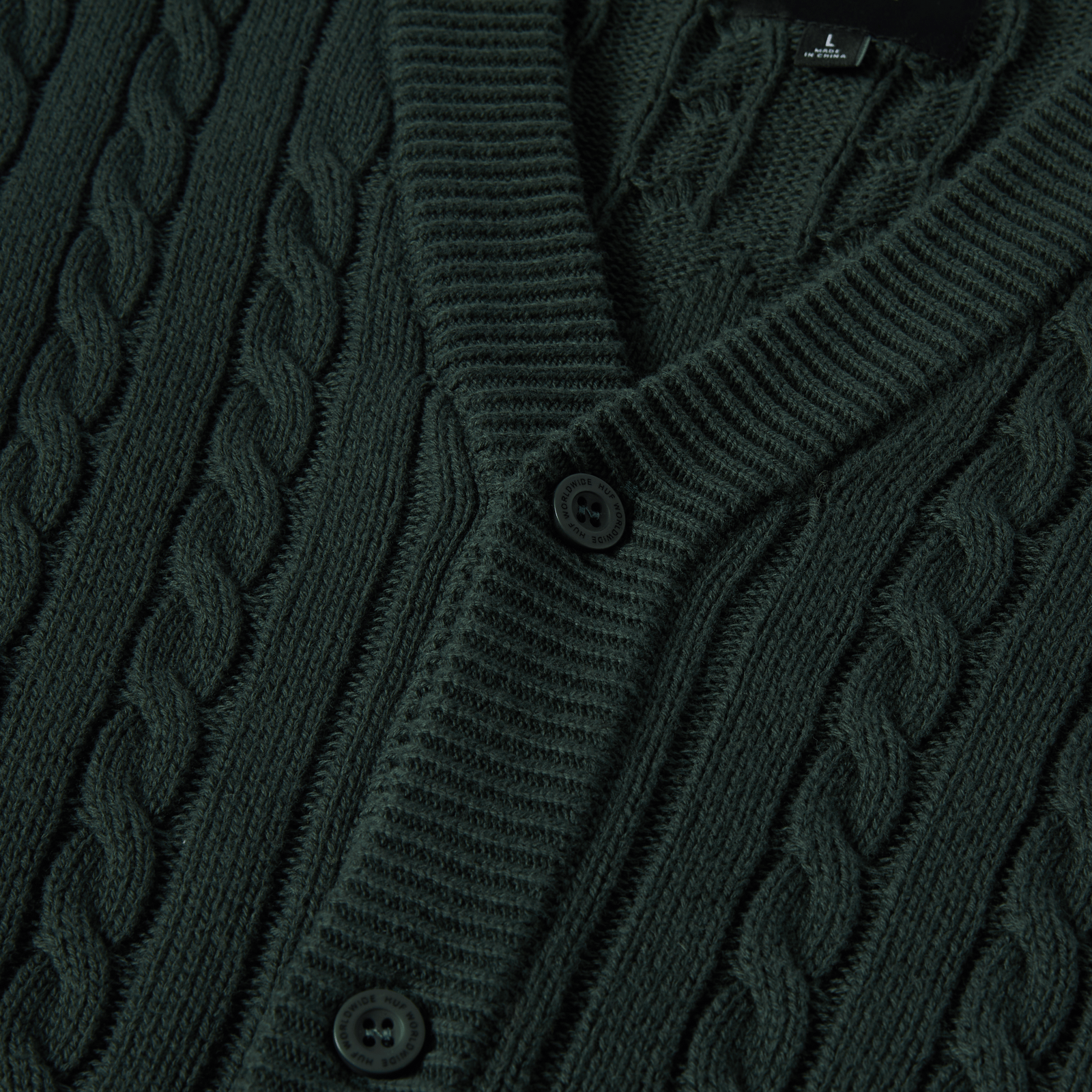 huf Tt Jacquard Cardigan