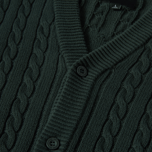 huf Tt Jacquard Cardigan foto 3