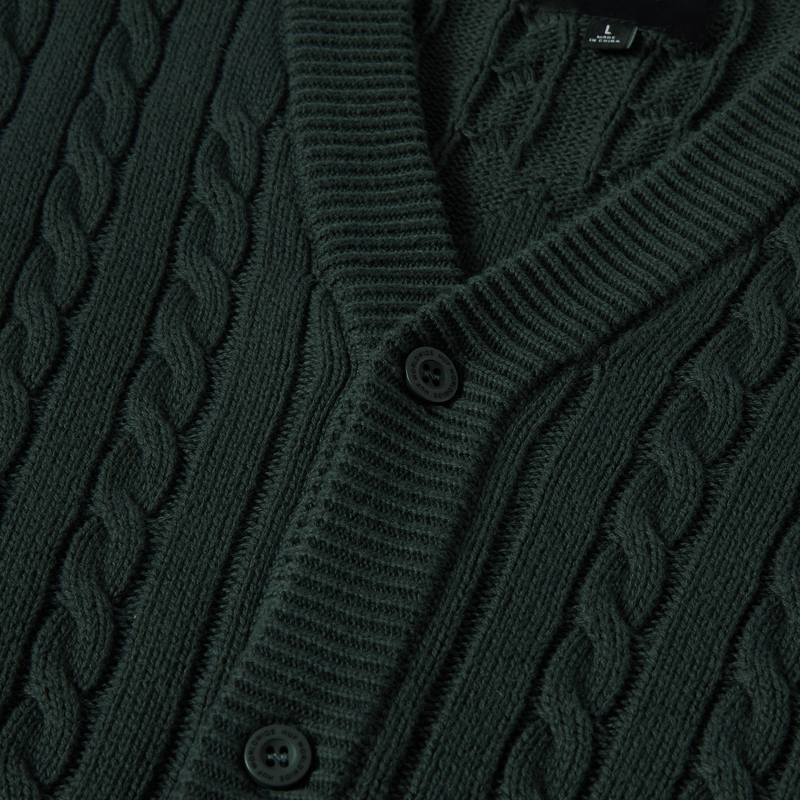 huf Tt Jacquard Cardigan