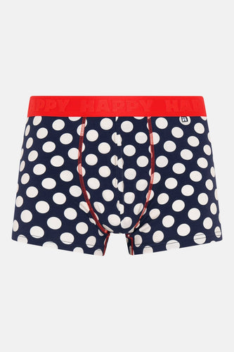 intimo happy socks 1 PACK NAVY BIG DOT SHORT BOXER