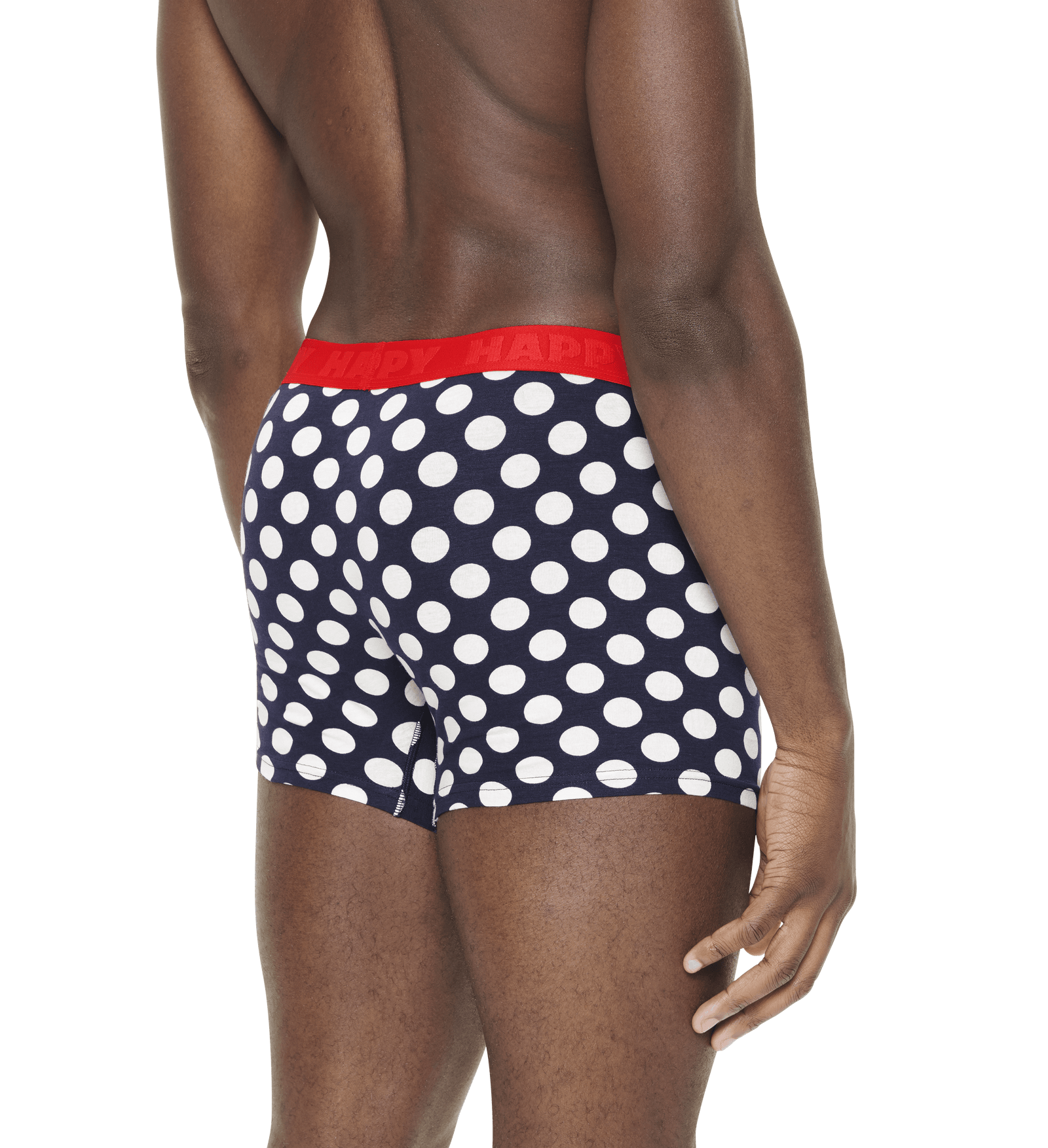 happy socks intimo 1 Pack Navy Big Dot Short Boxer