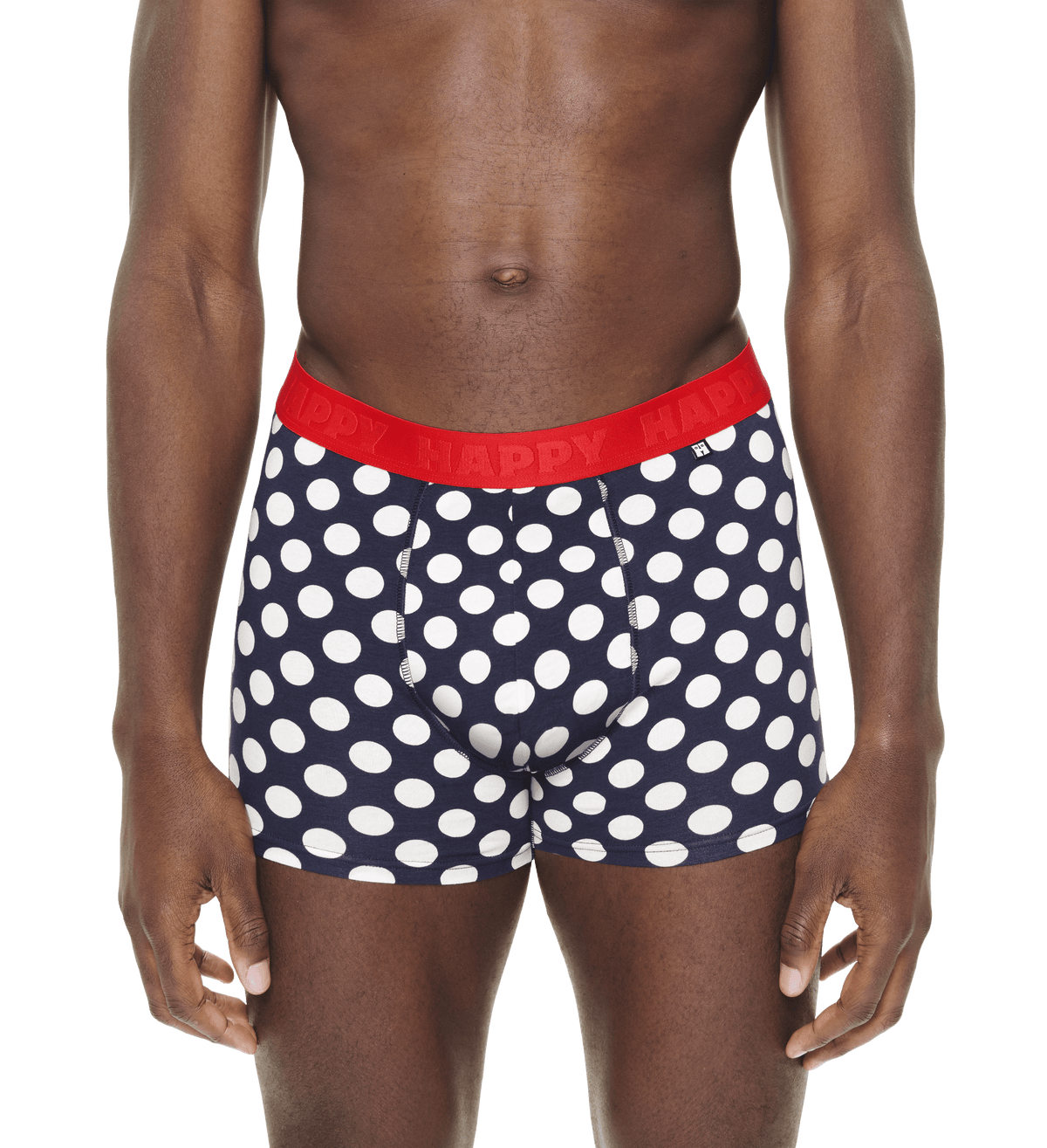 happy socks intimo 1 Pack Navy Big Dot Short Boxer