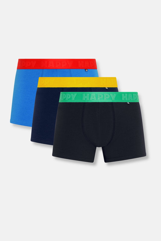 happy socks 3 Pack Solid Mix Short Boxers foto 1