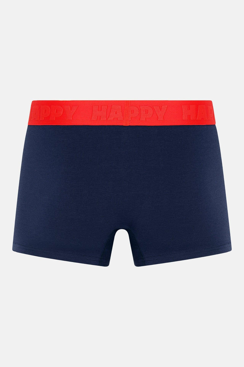 happy socks intimo 3 Pack Solid Navy Short Boxers