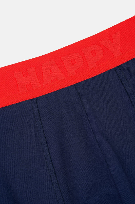 happy socks 3 Pack Solid Navy Short Boxers foto 6
