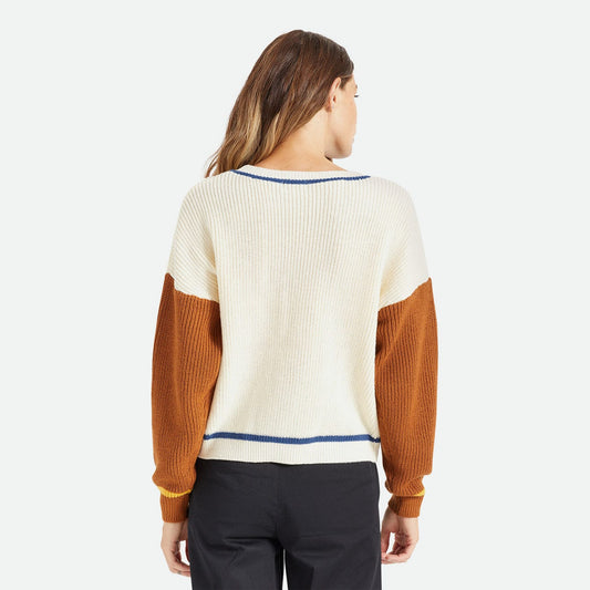 brixton LOVE SONG SWEATER - DOVE foto 5