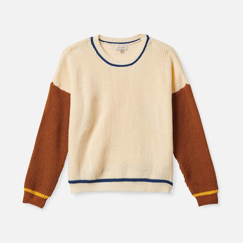 maglie brixton LOVE SONG SWEATER - DOVE