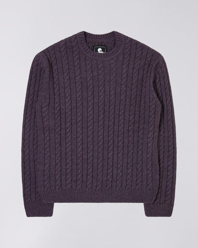 maglie edwin TWISTED CREW NECK SWEATER