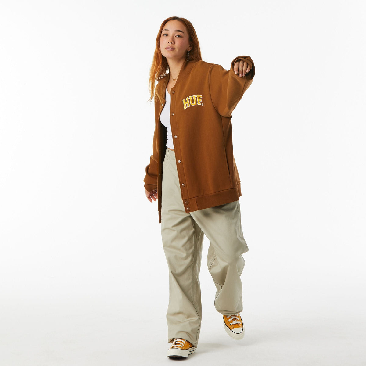 huf maglie ATHLETIC CARDIGAN