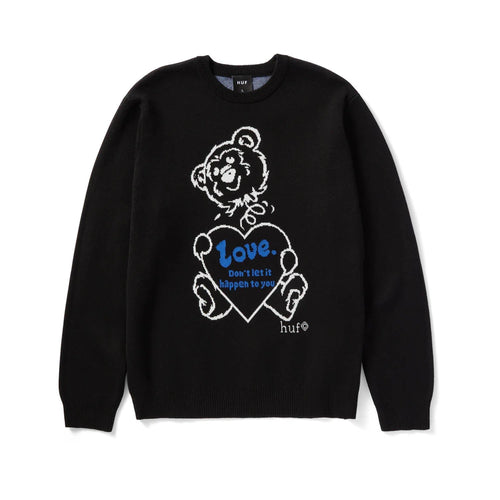 maglie huf BAD NEWS CREWNECK SWEATER
