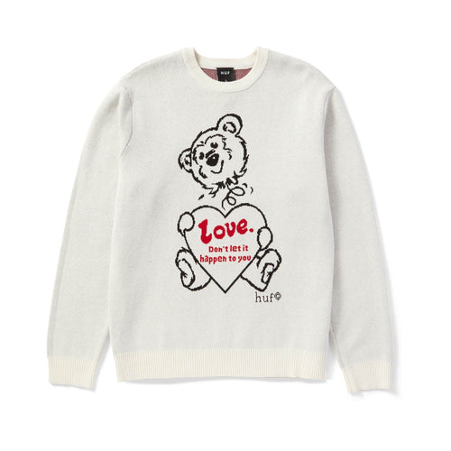 maglie huf BAD NEWS CREWNECK SWEATER