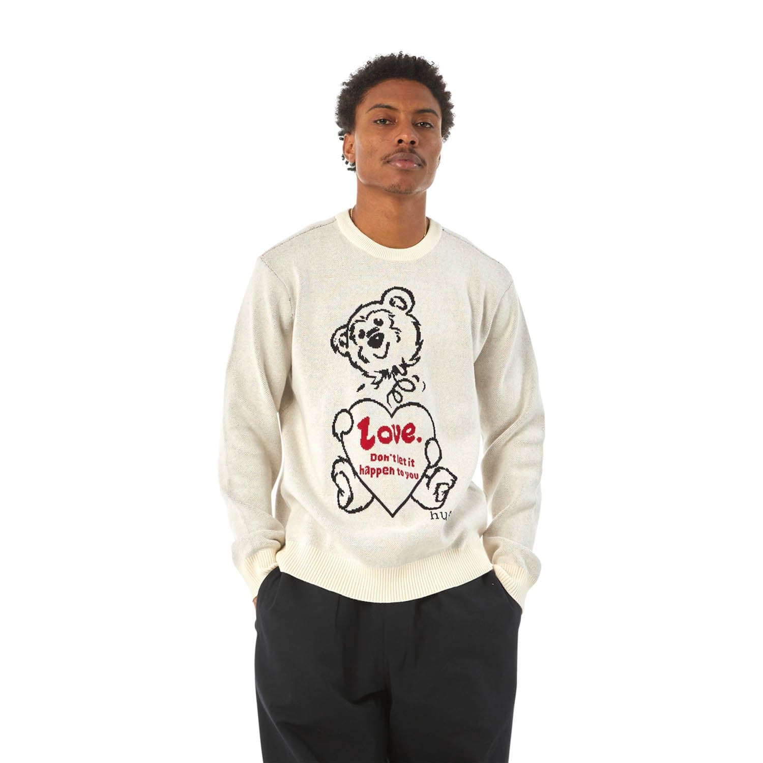 Huf | maglie BAD NEWS CREWNECK SWEATER