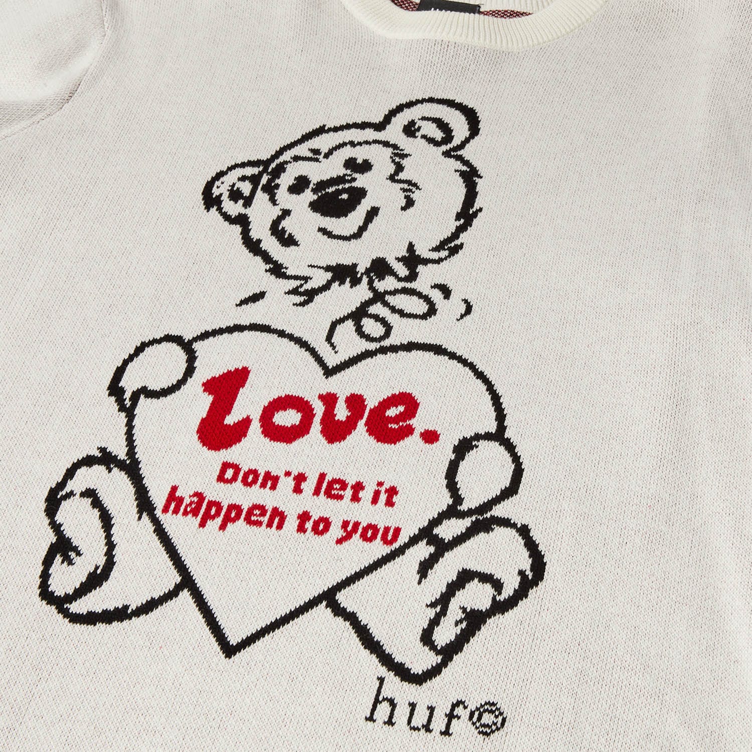 huf maglie BAD NEWS CREWNECK SWEATER