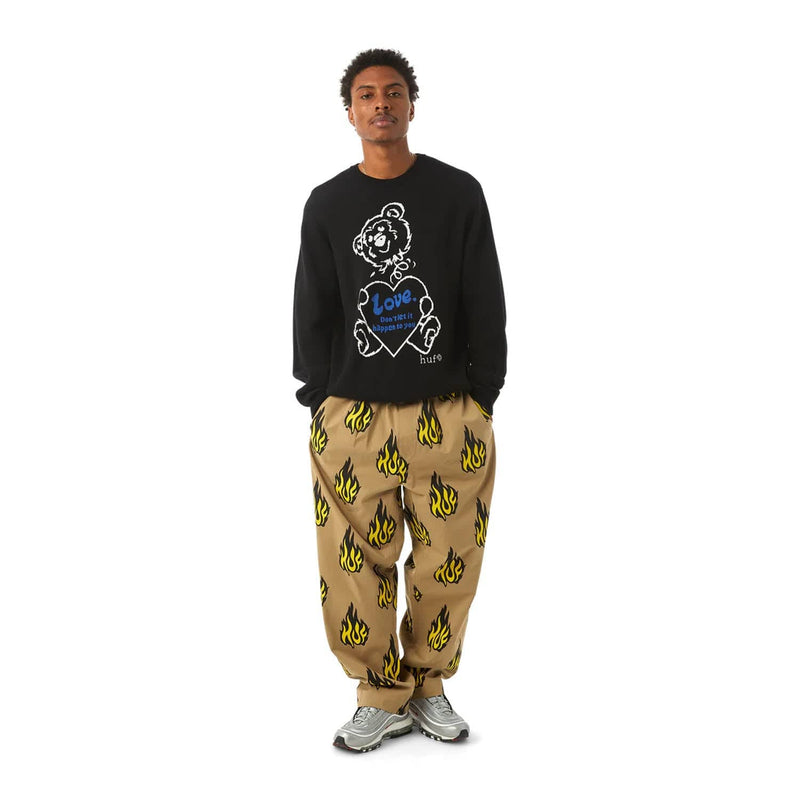 huf maglie BAD NEWS CREWNECK SWEATER