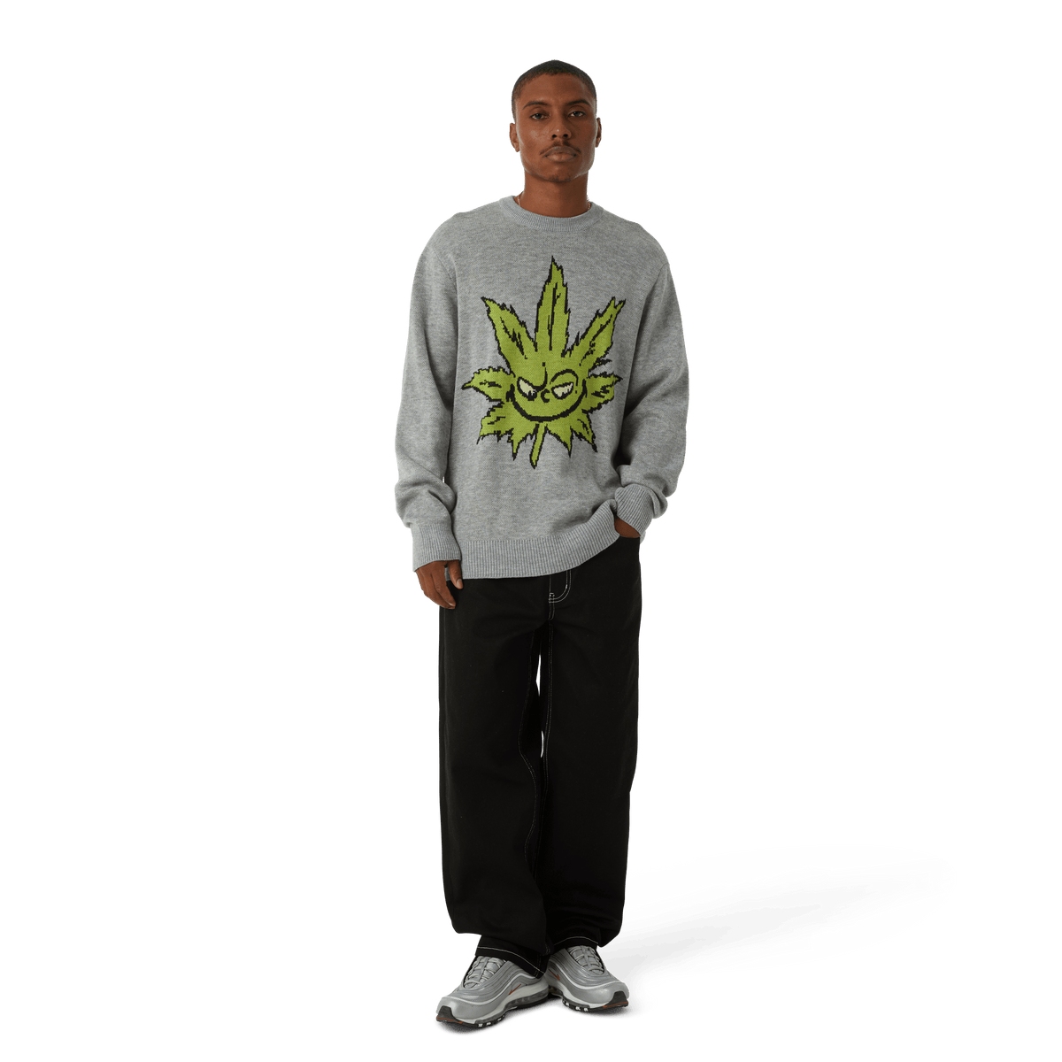 huf maglie GREENCH BUDDY CREWNECK SWEATER