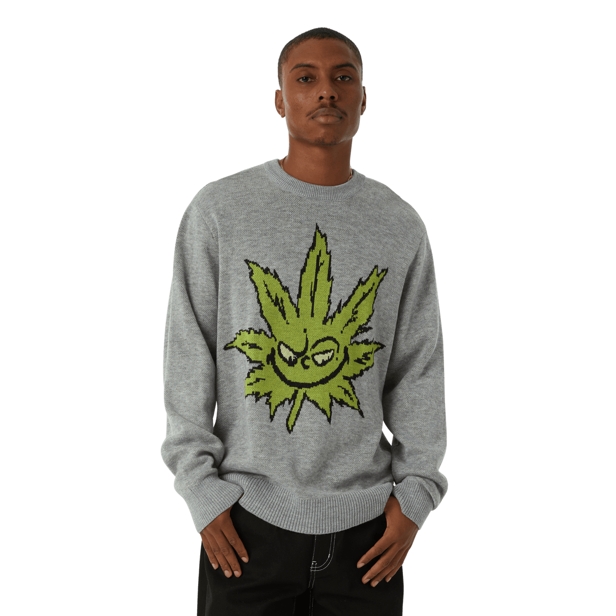 huf maglie GREENCH BUDDY CREWNECK SWEATER