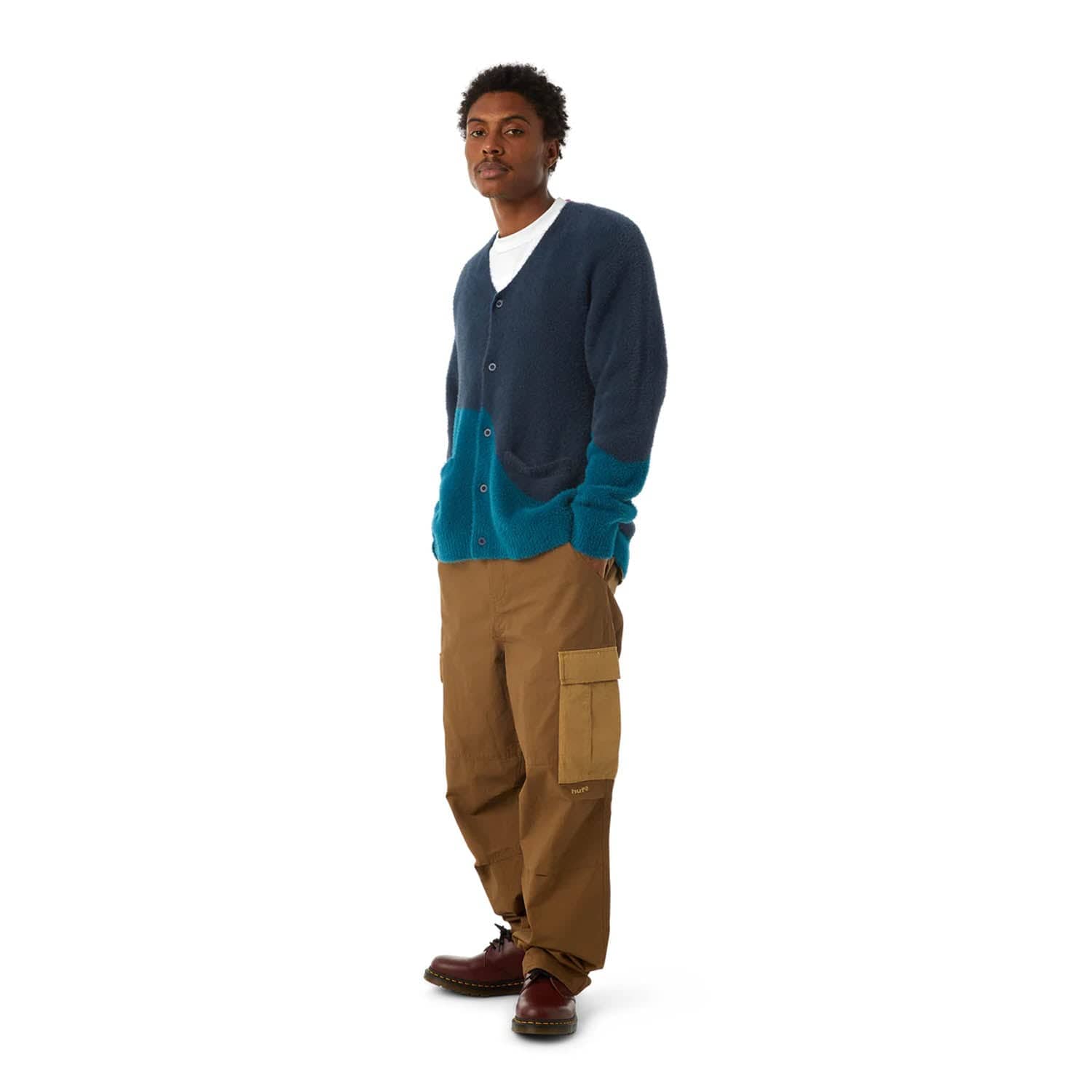 huf maglie MERGED CARDIGAN