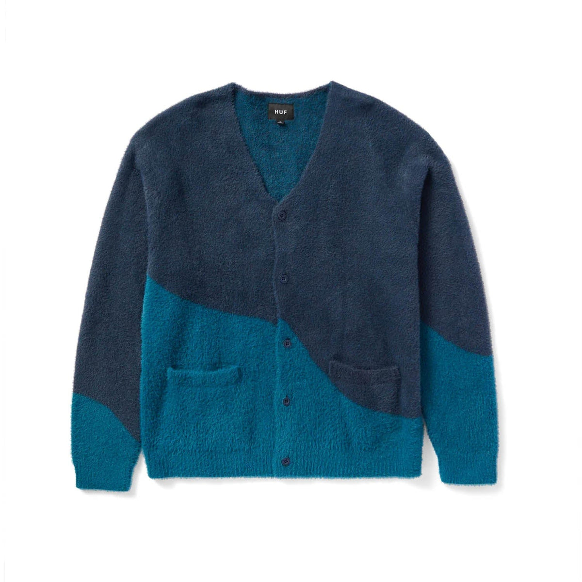 huf maglie MERGED CARDIGAN